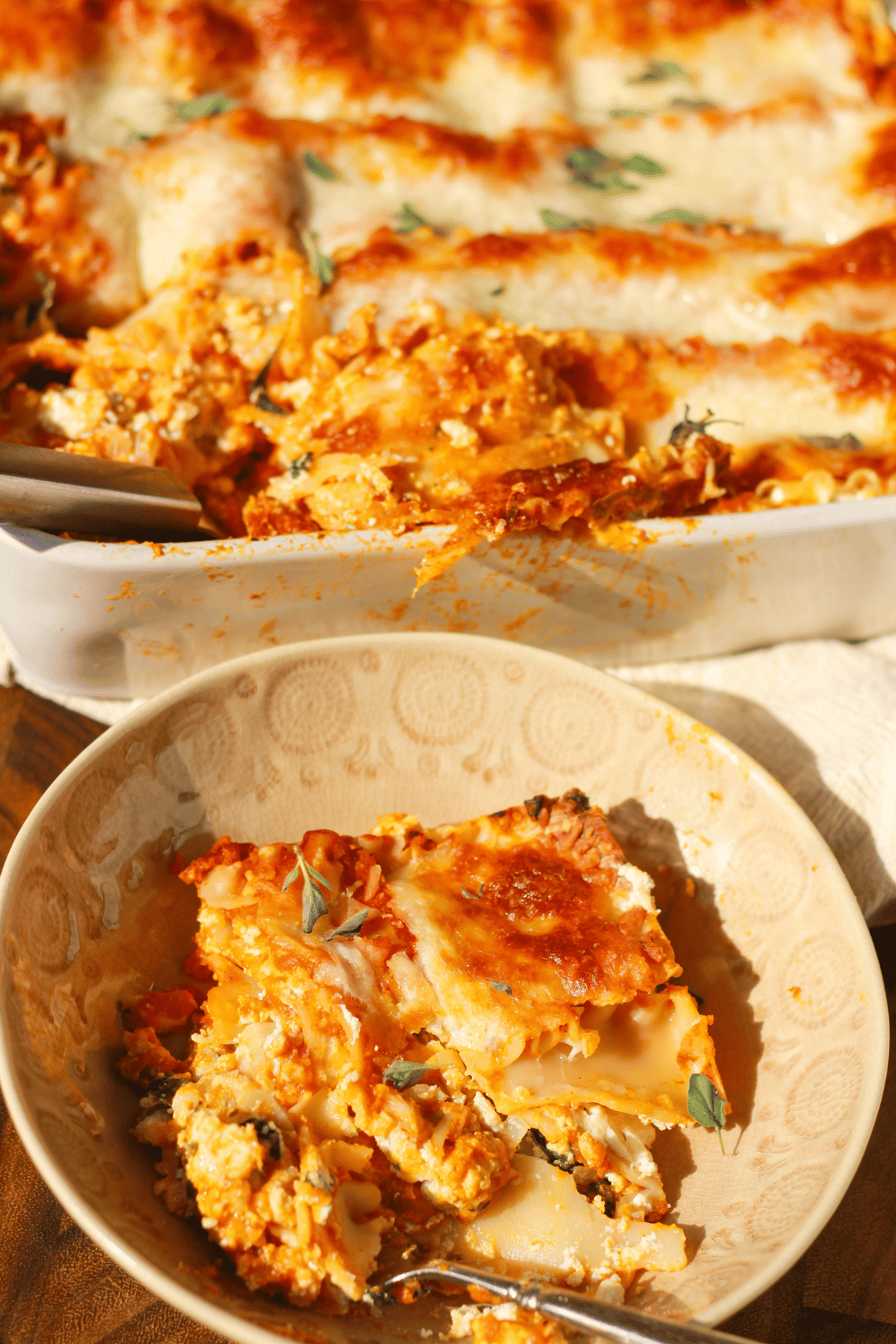 pumpkin lasagna