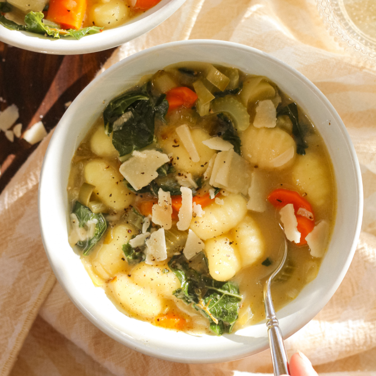 creamy vegetable gnocchi soup