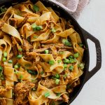 spicy roast beef enchilada pasta