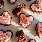 Valentines Fudgy Brownie Bites with Strawberry Ganache