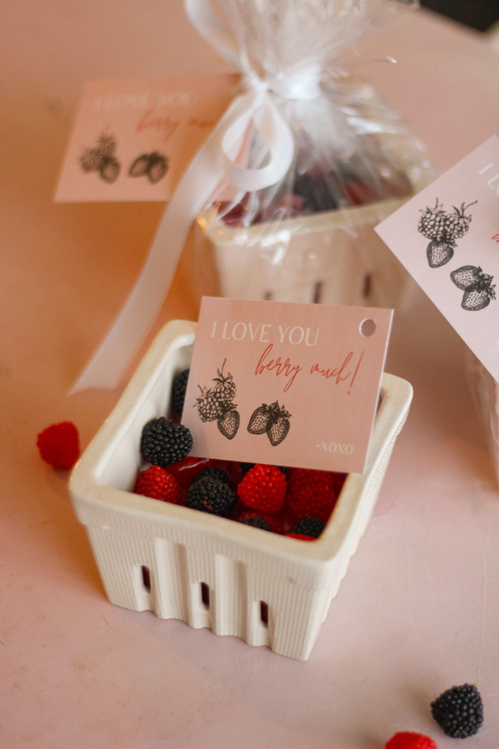 DIY Valentine’s Day Berry Bowl Gift 
