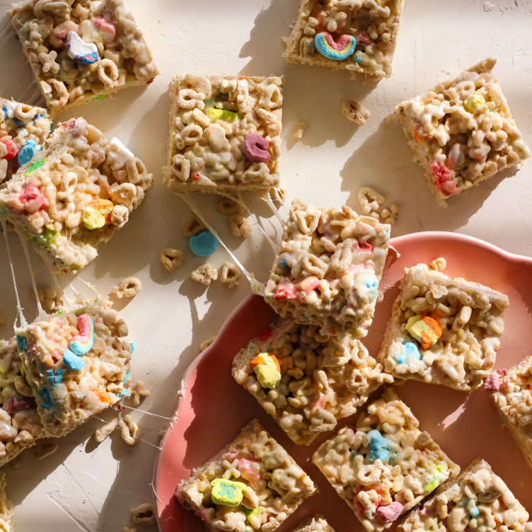 Lucky Charms Rice Krispie Cereal Treats