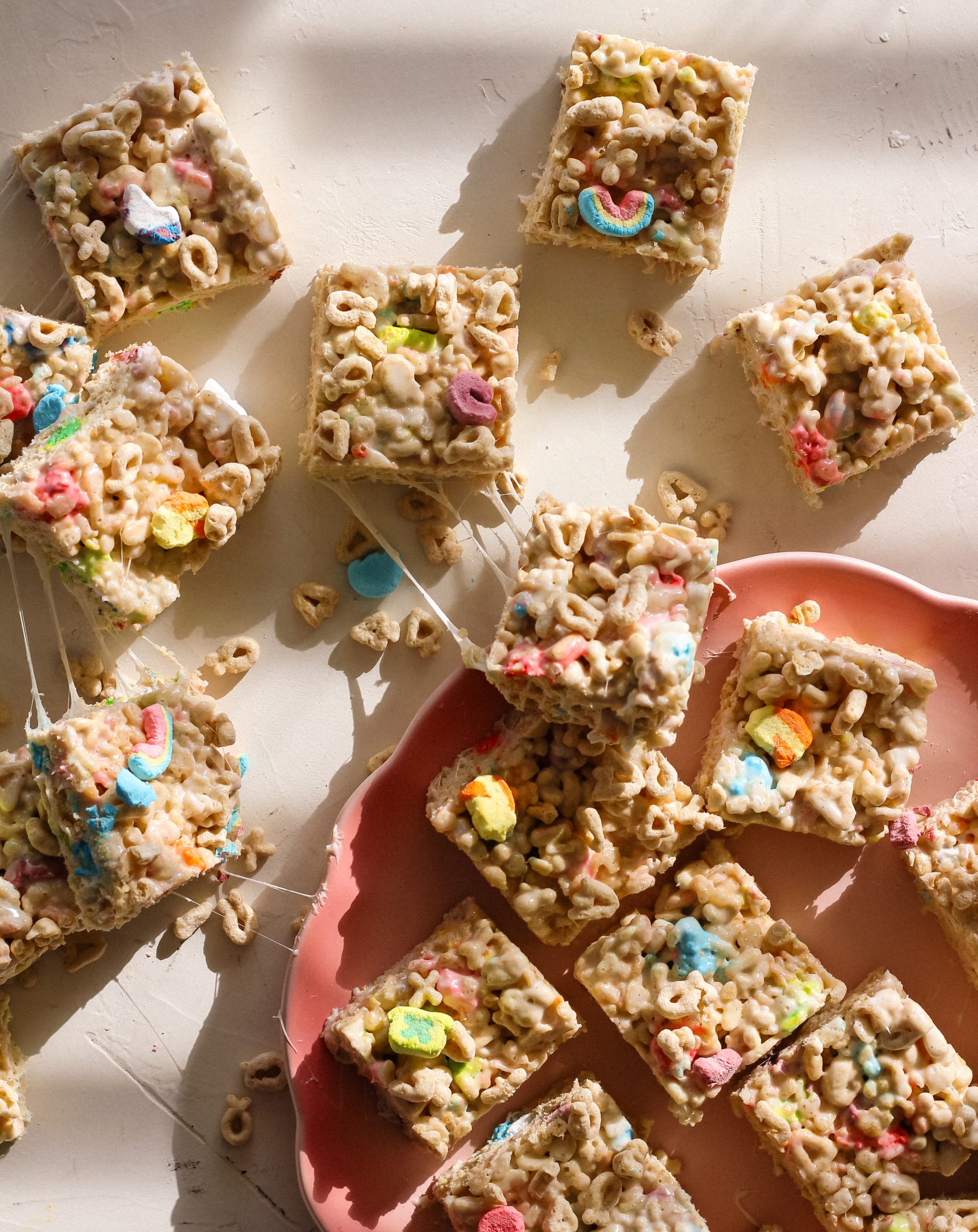Lucky Charms Rice Krispie Cereal Treats