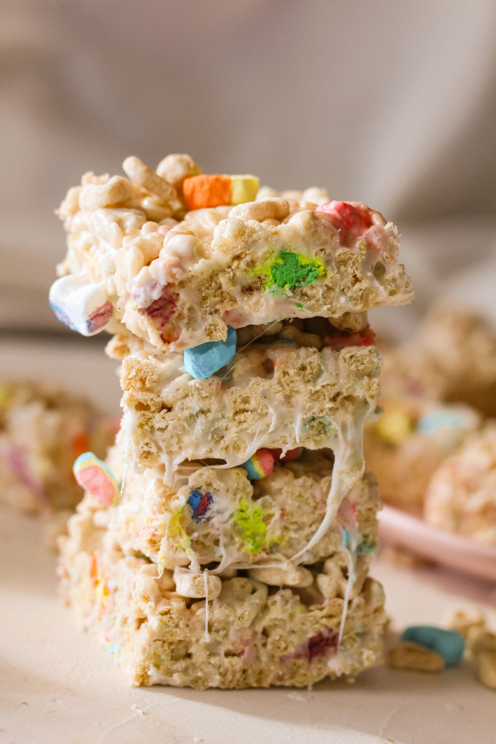 Lucky Charms Rice Krispie Cereal Treats