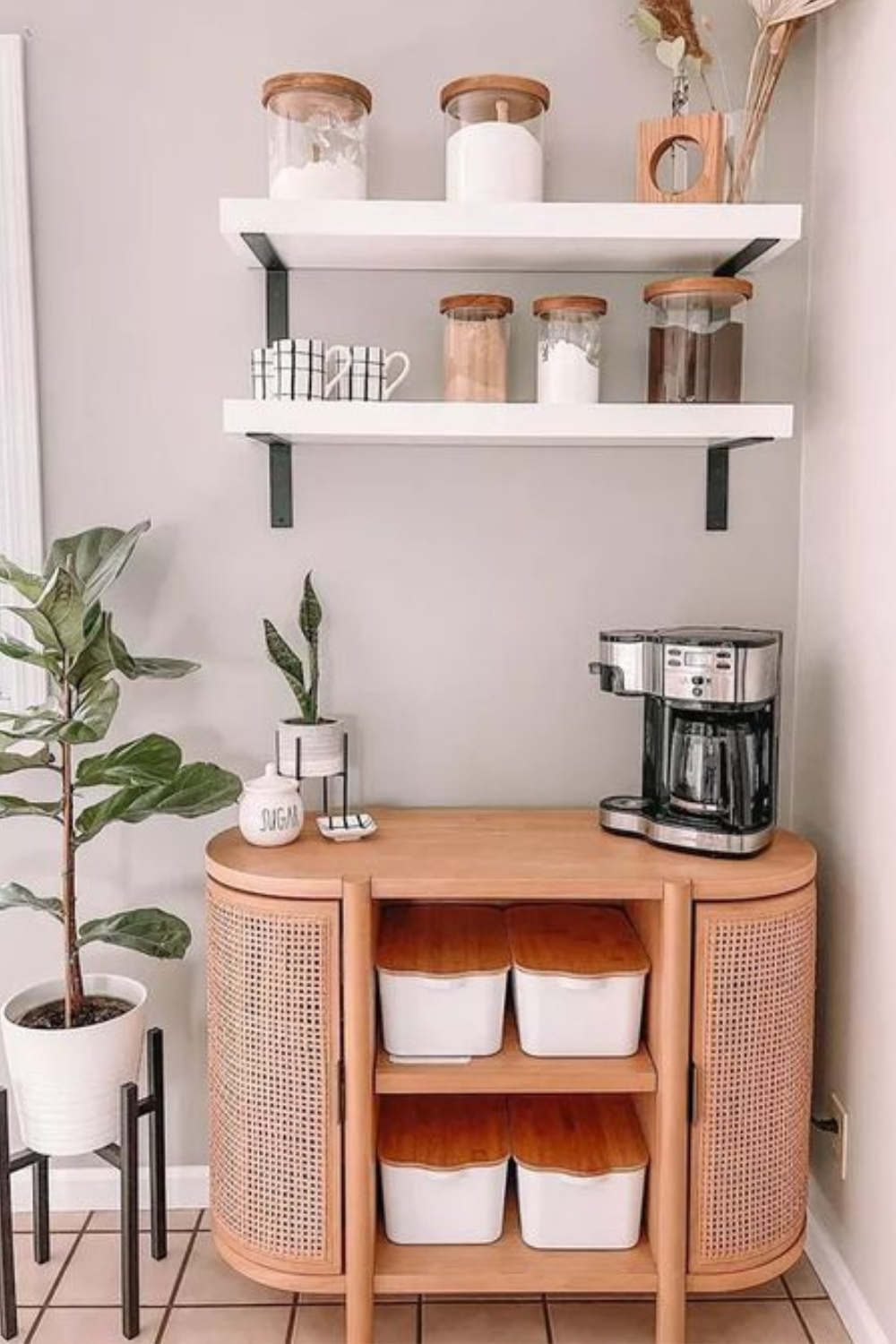 Coffee Bar Station Ideas for Small Spaces 