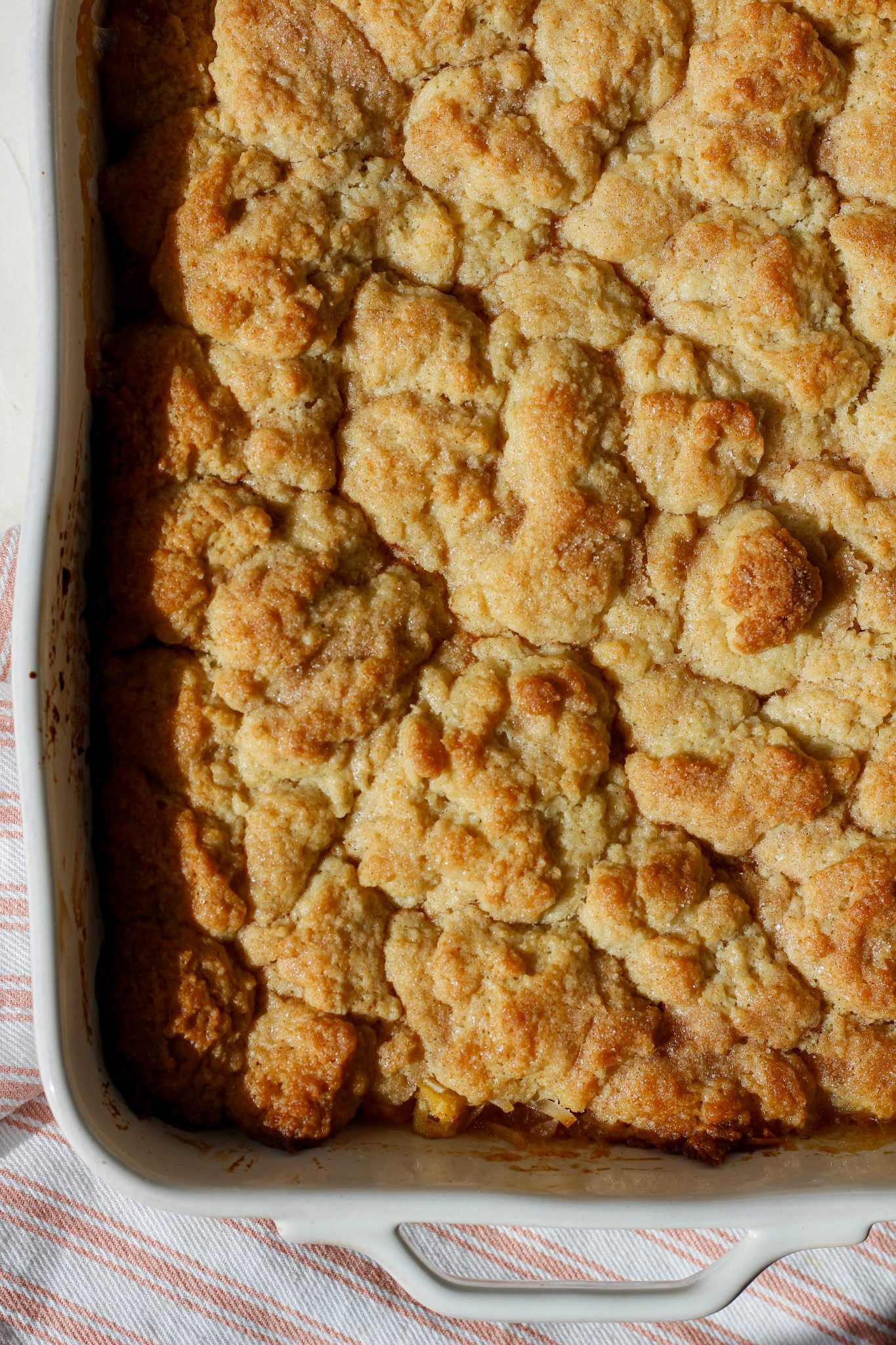 Mango Pineapple Cobbler with Biscuit Crumble - Mozie