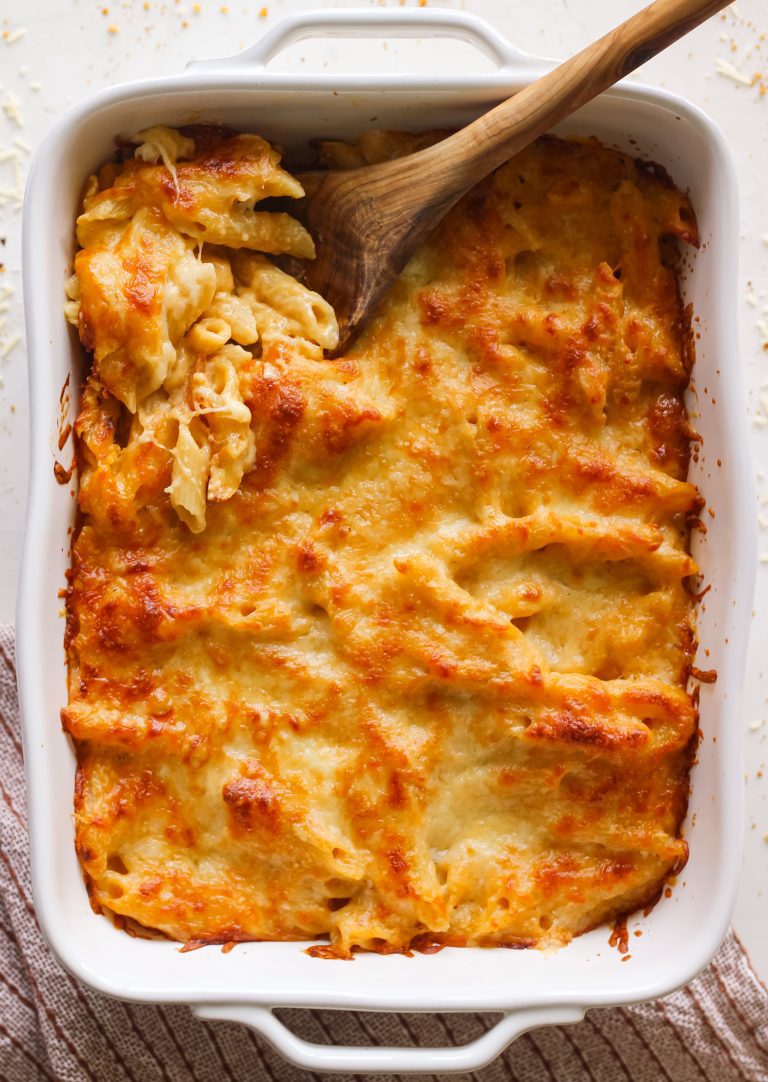 Four Cheese Baked Mac & Cheese Recipe
