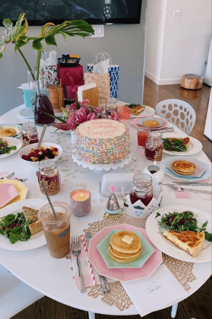 birthday morning breakfast