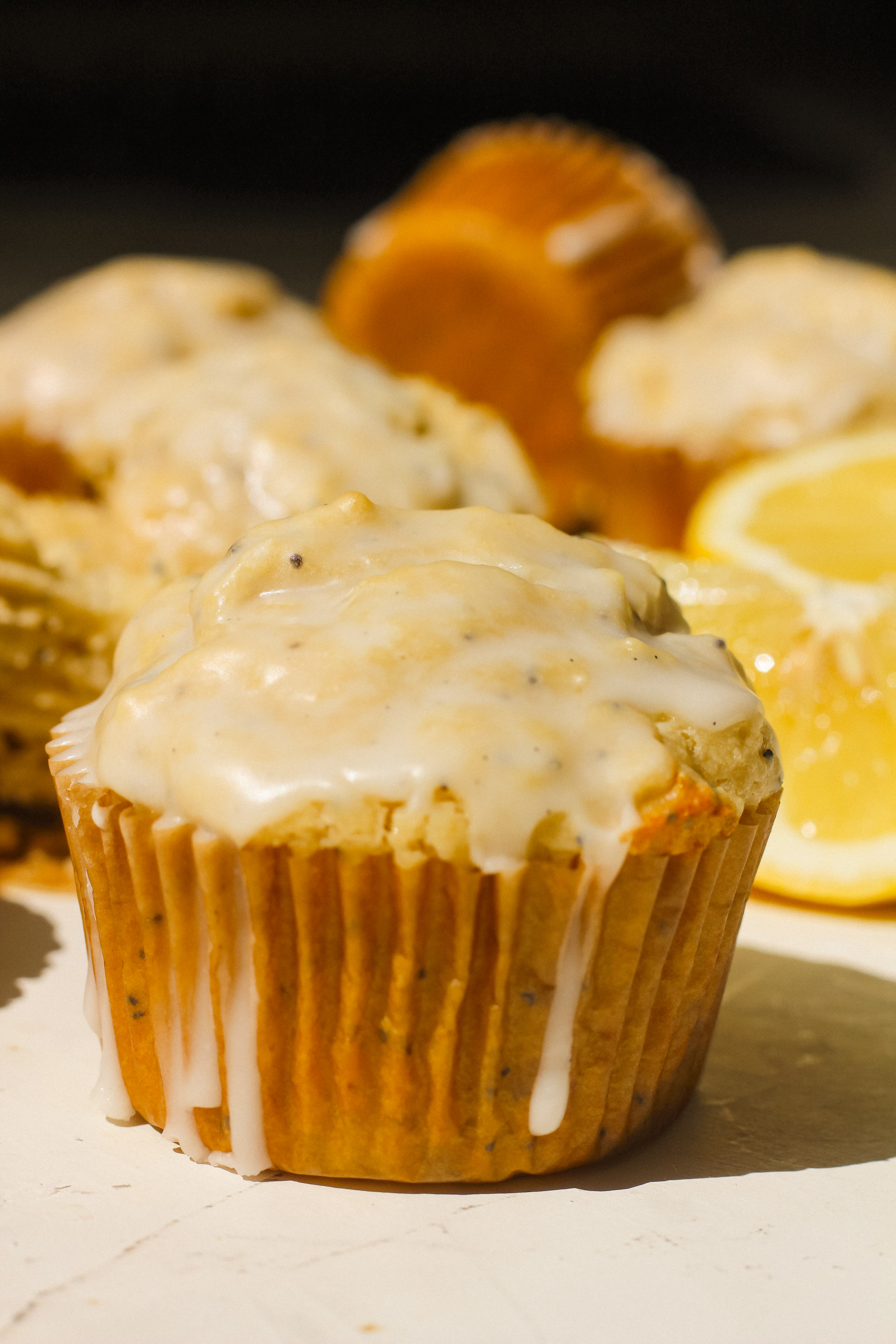 Bakery-Style Lemon Poppyseed Muffins