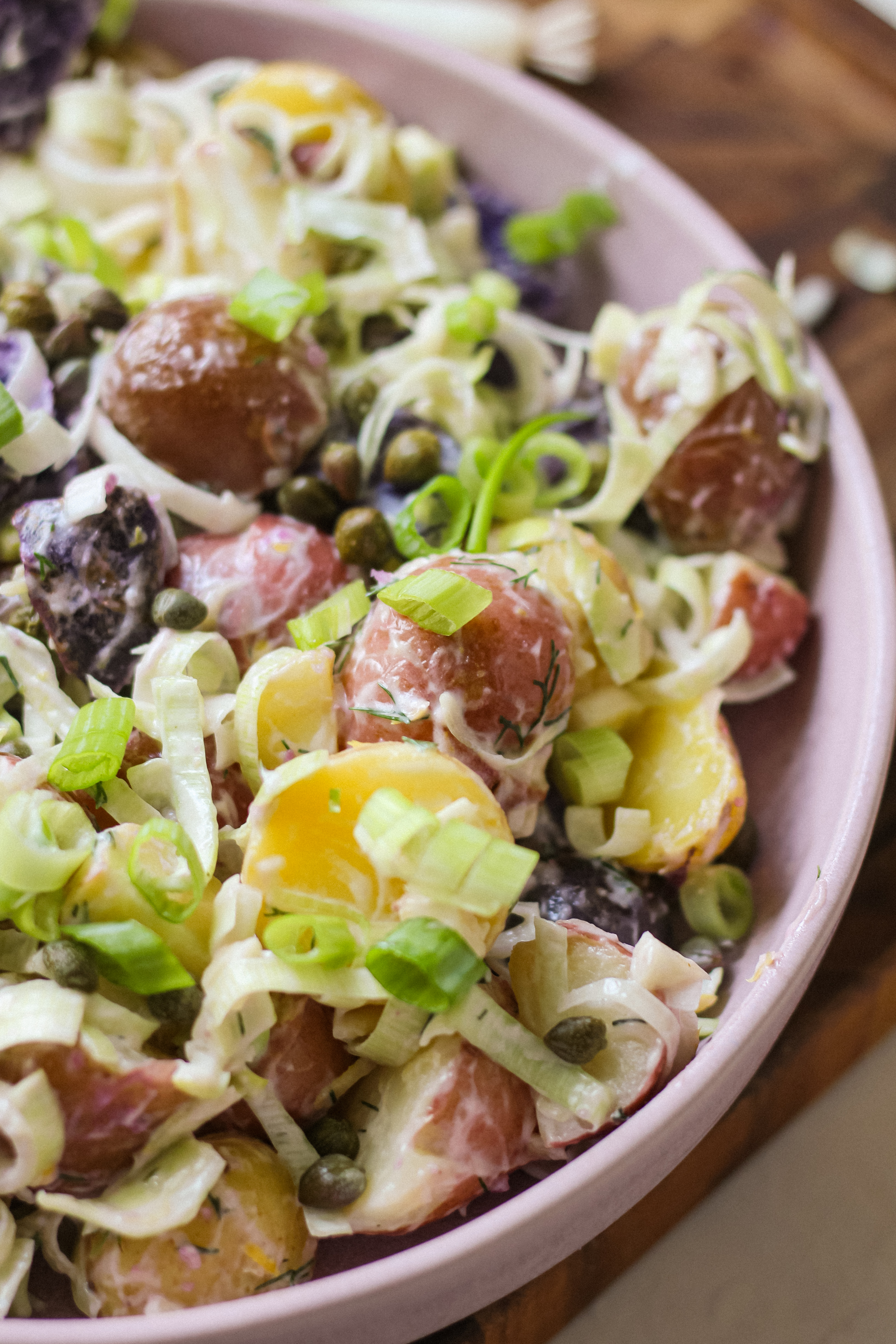 potato and leek salad