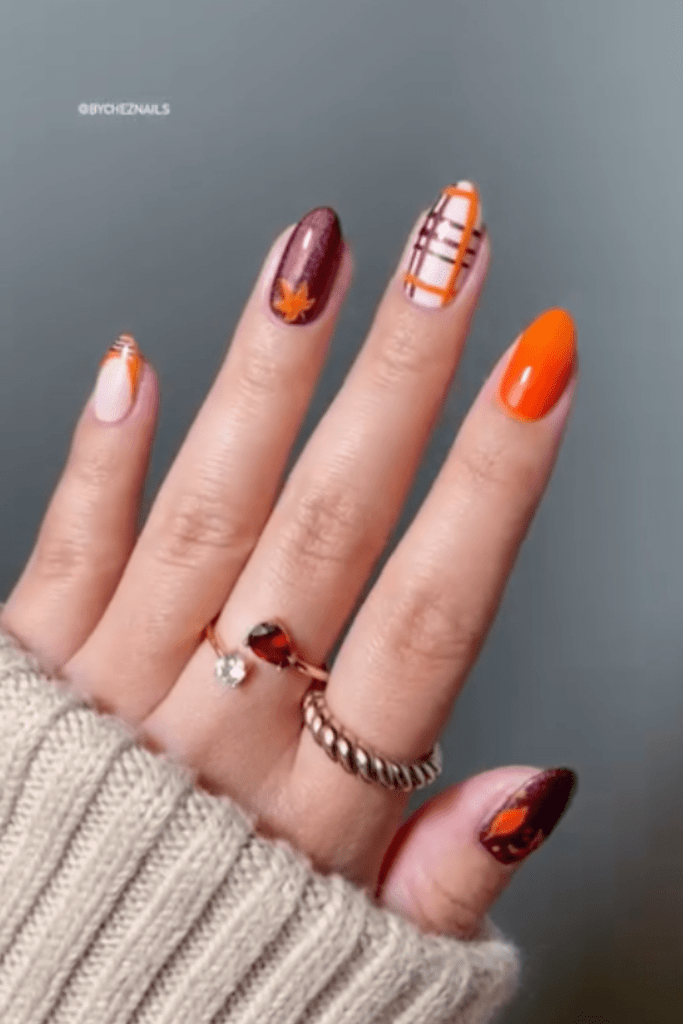 cute fall nail ideas