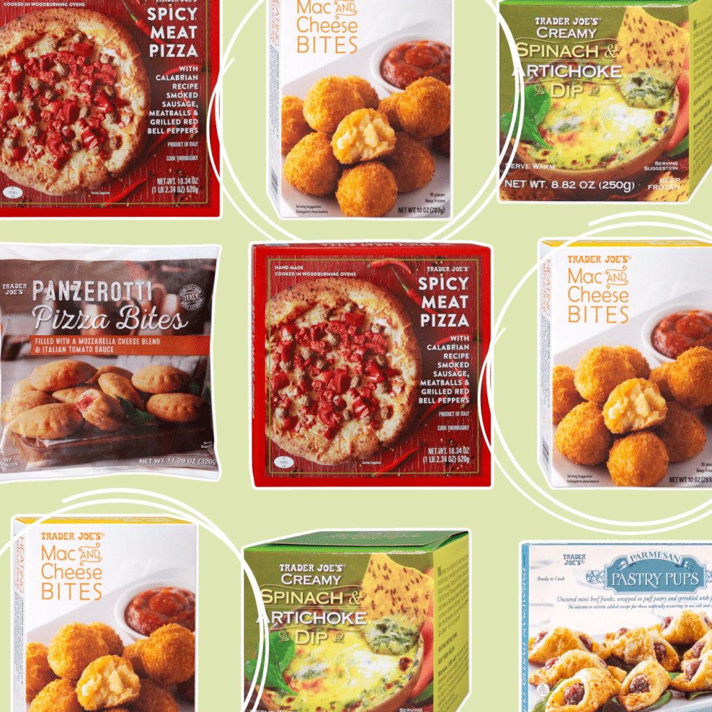 trader joe's frozen appetizers for football game day