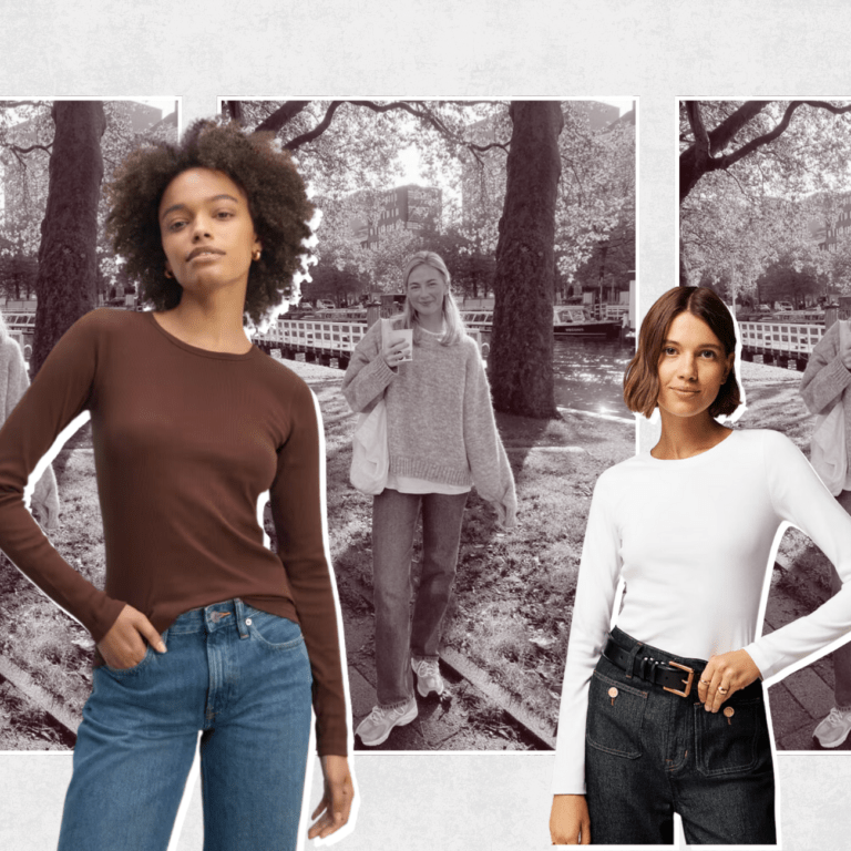 The Best Long Sleeve Tees to Layer Under Sweaters