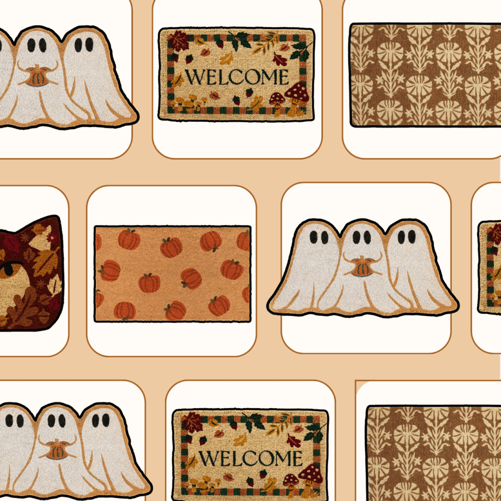 cute fall doormats