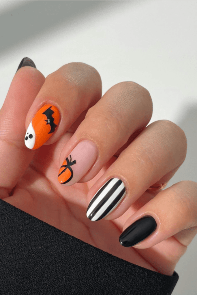 Cute October Nail Ideas