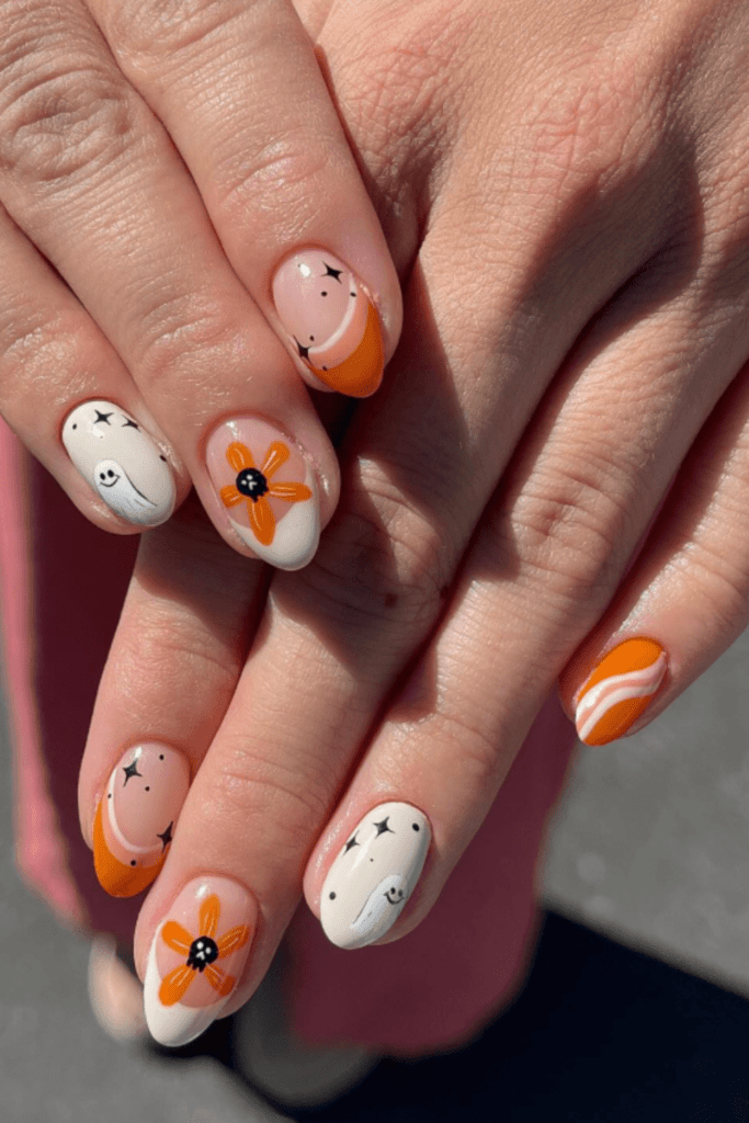 Cute October Nail Ideas