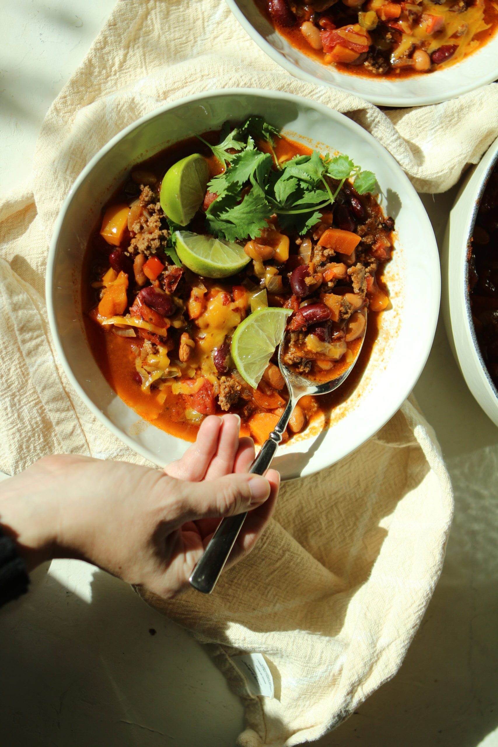 beef and bean chili