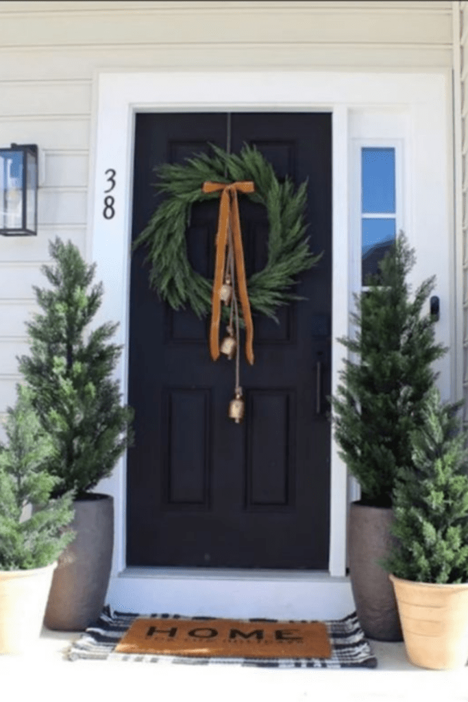 christmas front porch decor ideas