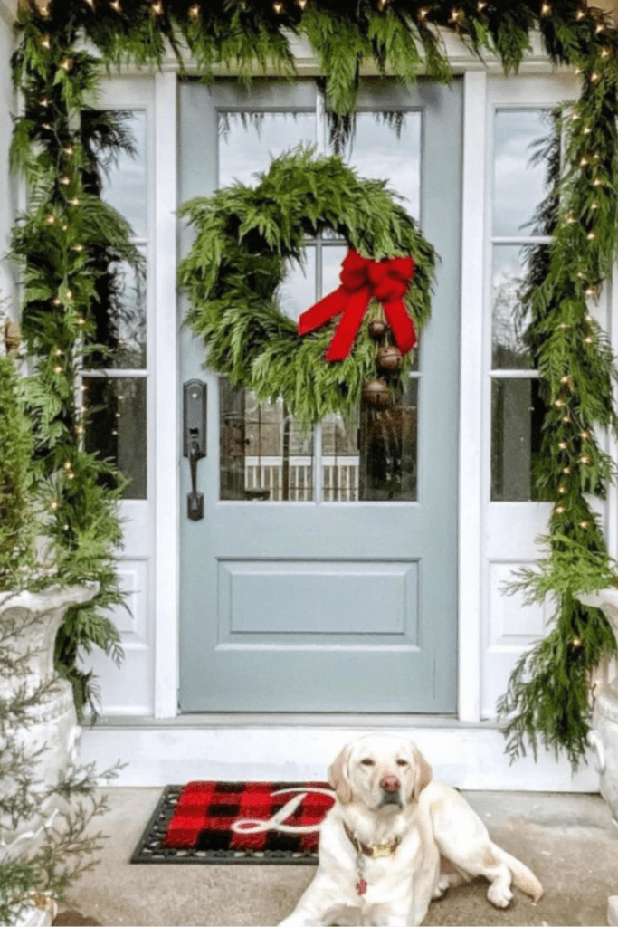 christmas front porch decor ideas