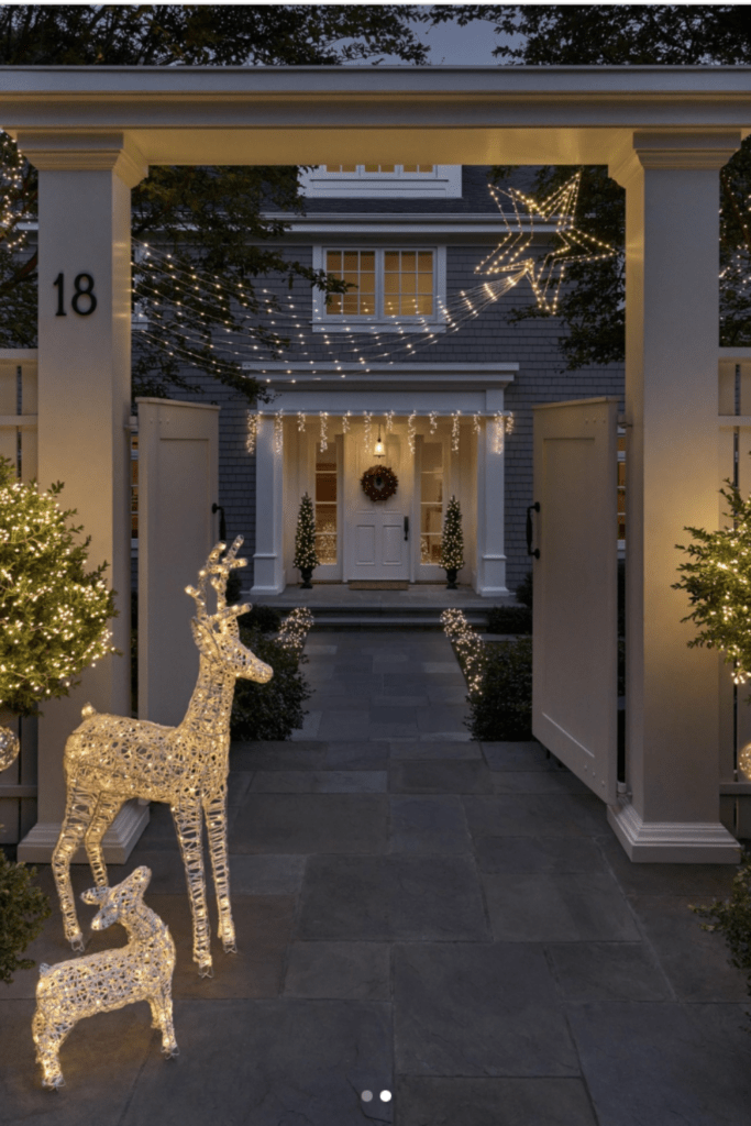 christmas front porch decor ideas