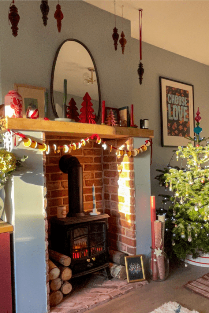 christmas mantle decor