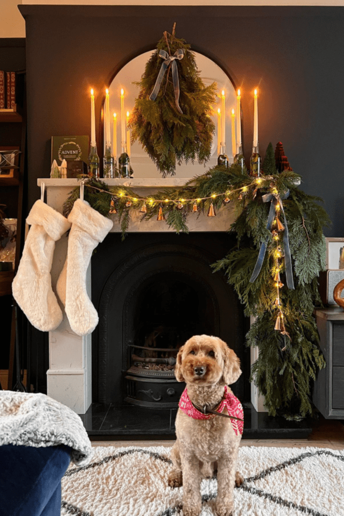 christmas mantle decor