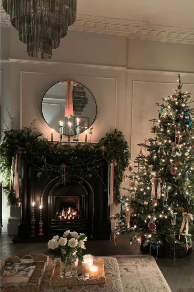 christmas mantle decor