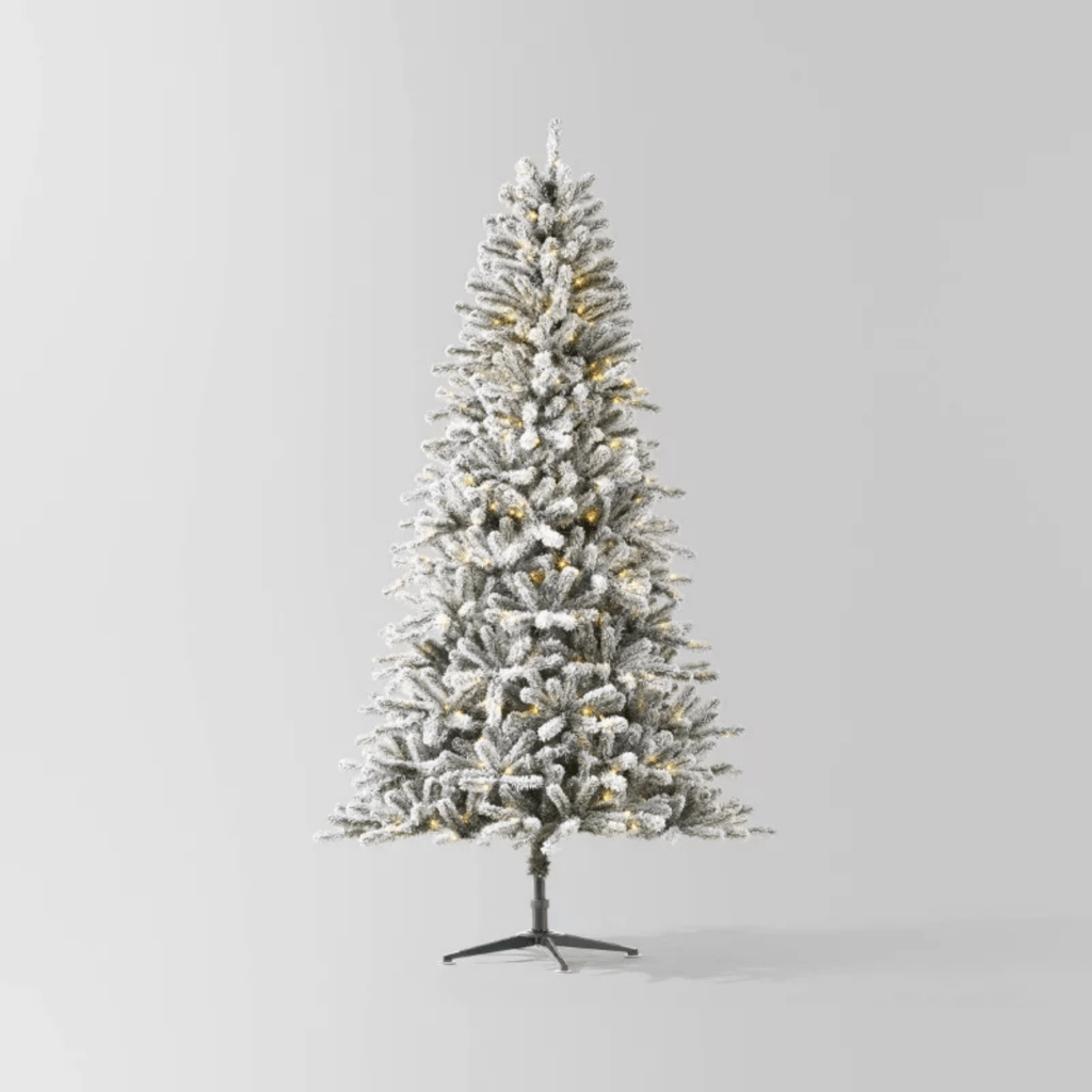 whimsical white Christmas tree decor