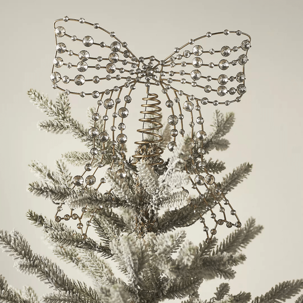 whimsical white Christmas tree decor