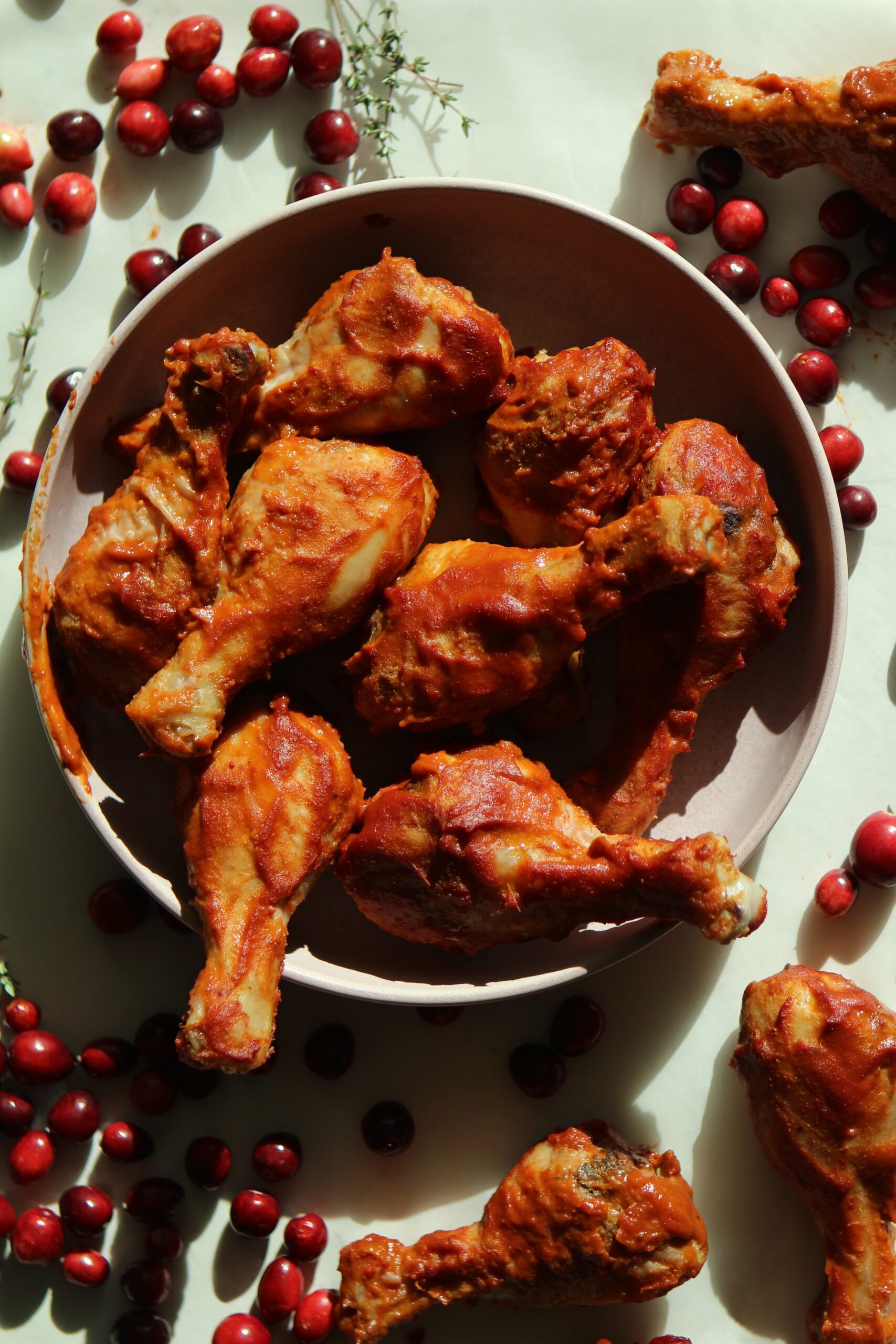 cranberry barbecue drumsticks