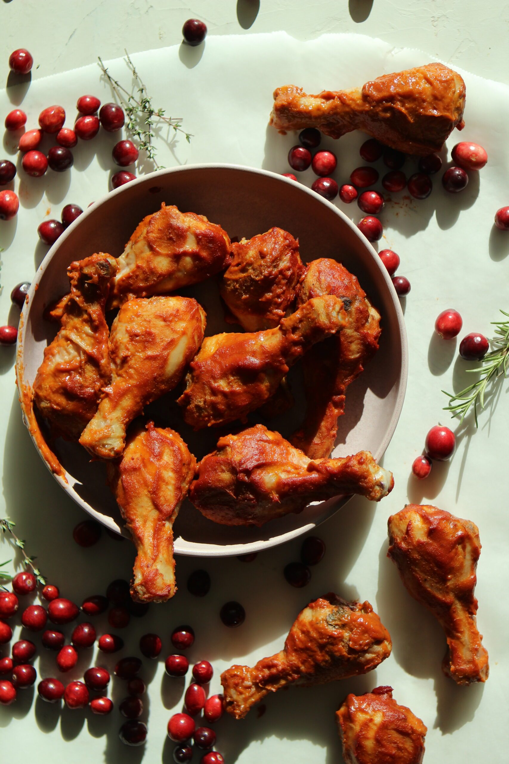 cranberry barbecue drumsticks