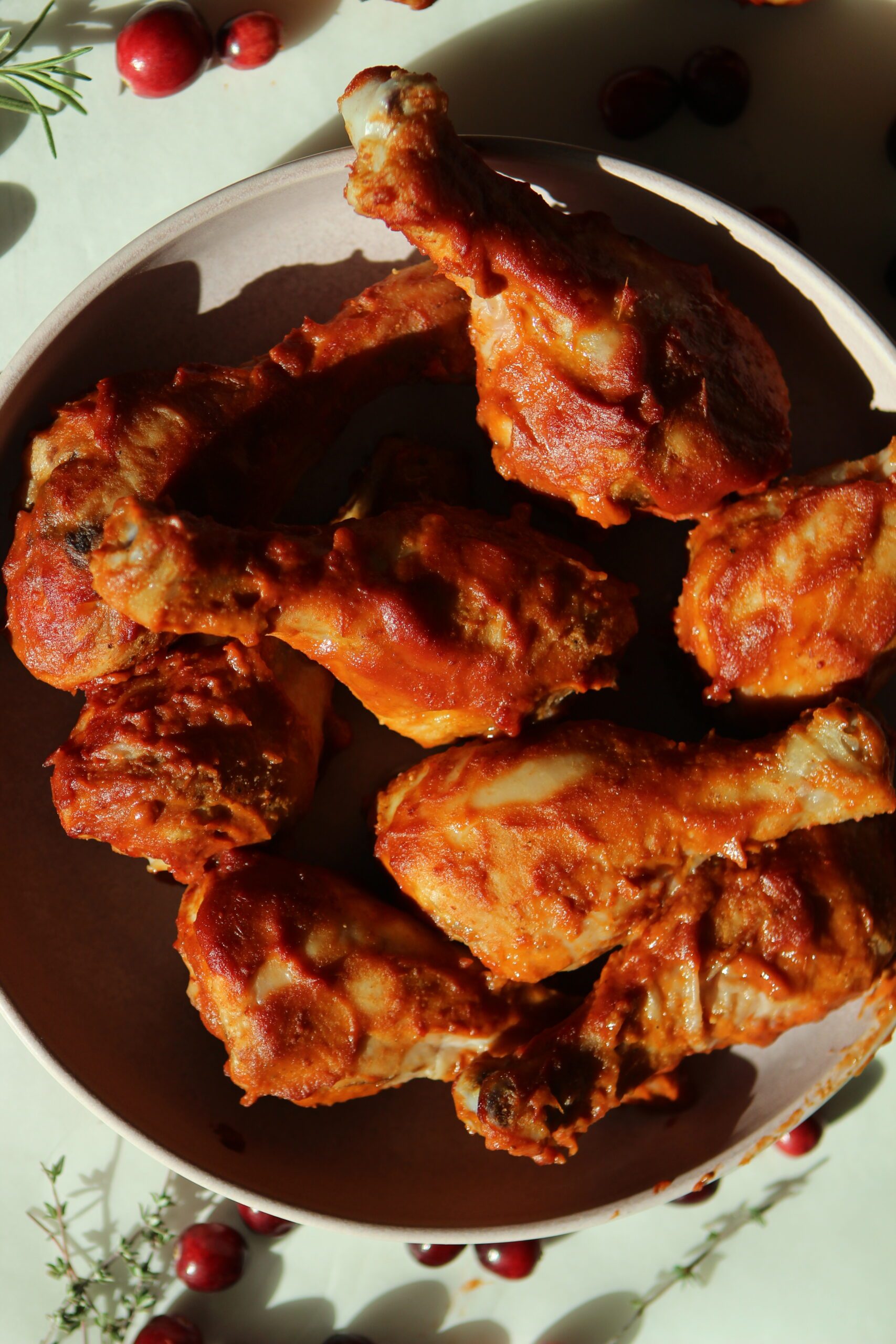 cranberry barbecue drumsticks