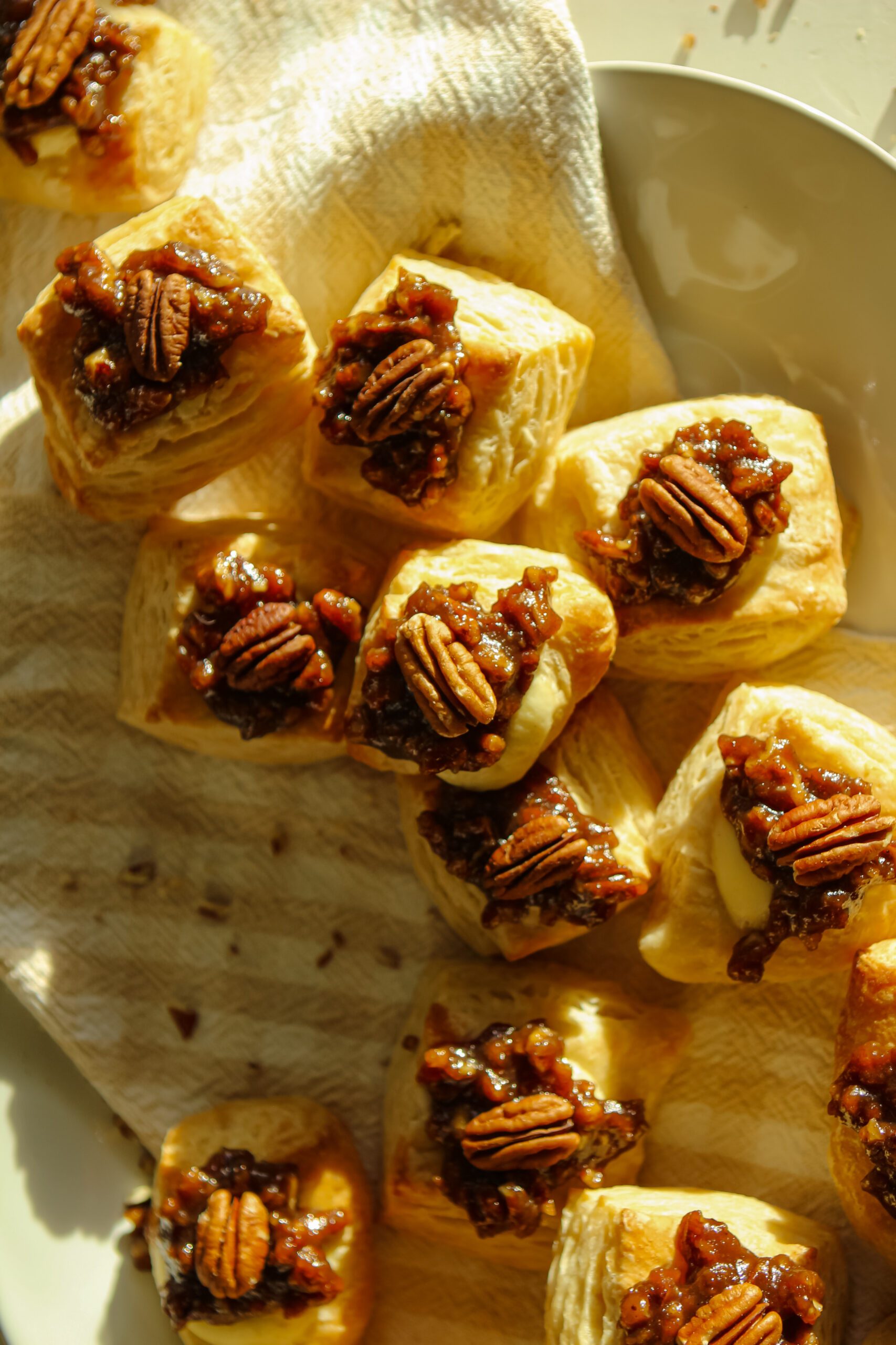 pecan pie cream cheese danish