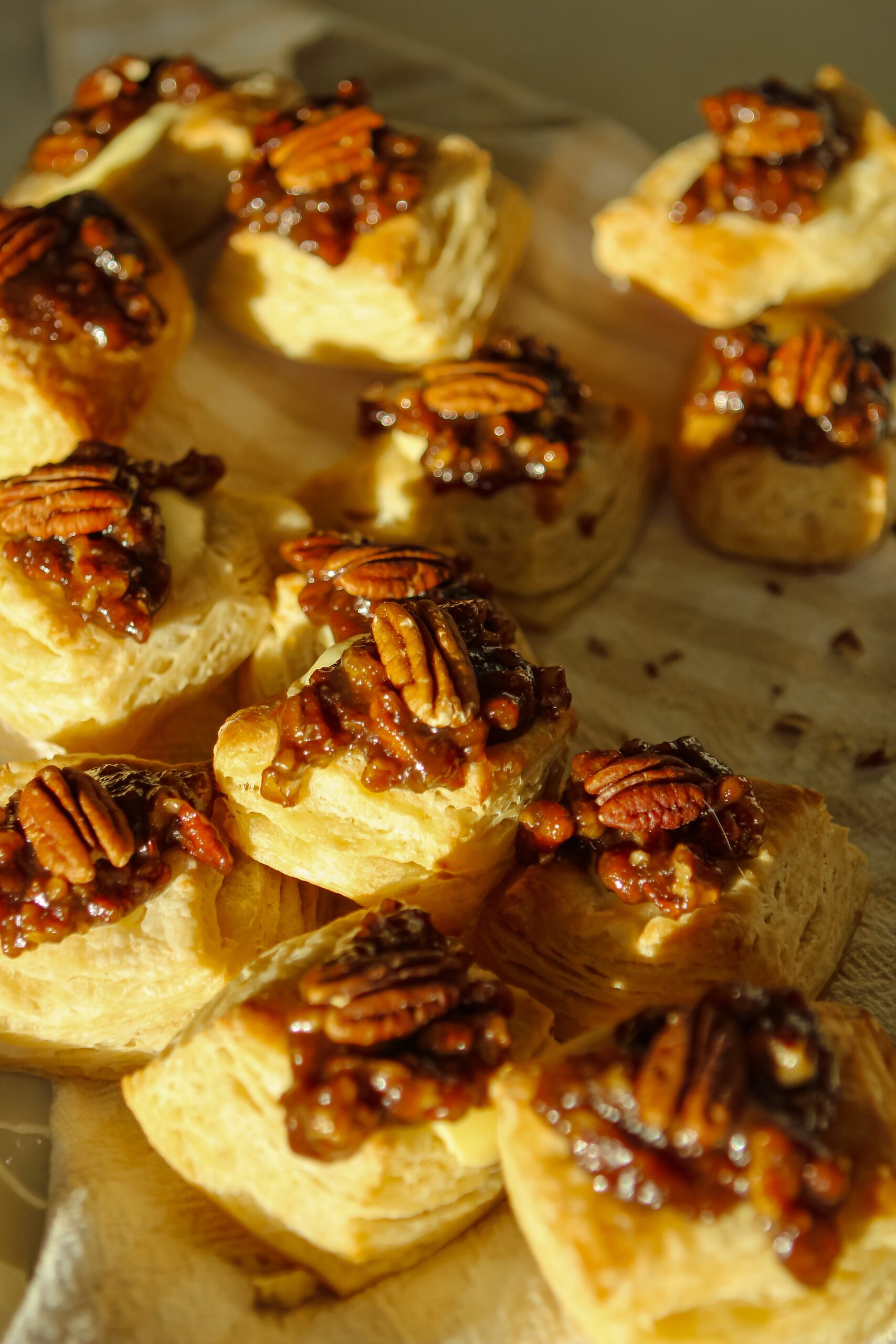 pecan pie cream cheese danish