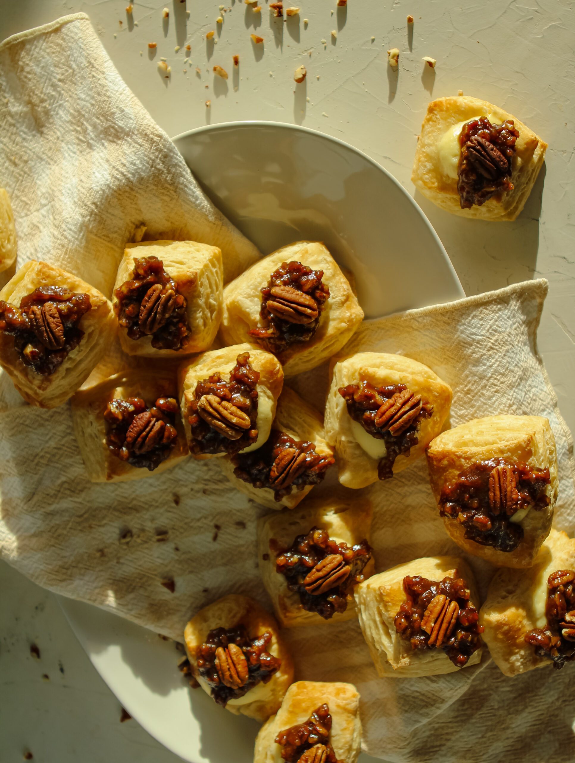 pecan pie cream cheese danish