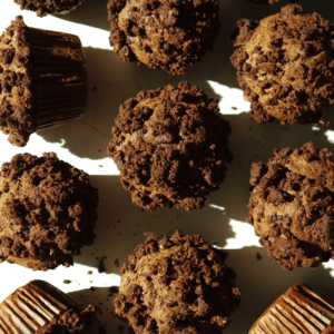 Bakery-Style Chocolate Chocolate Chip Muffins