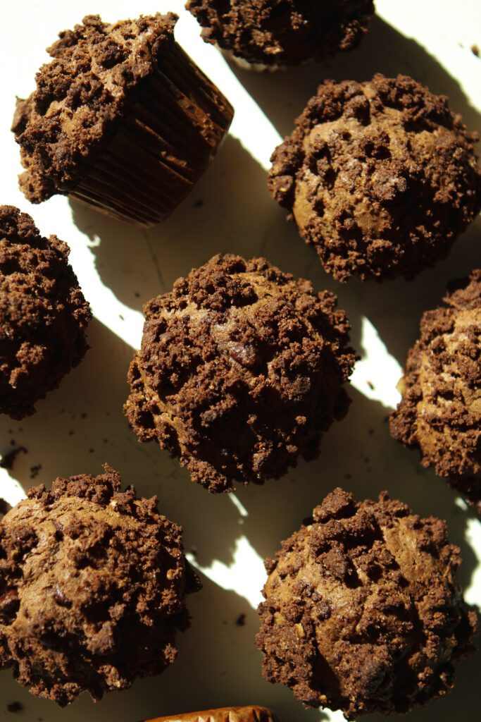 chocolate chocolate chip muffins