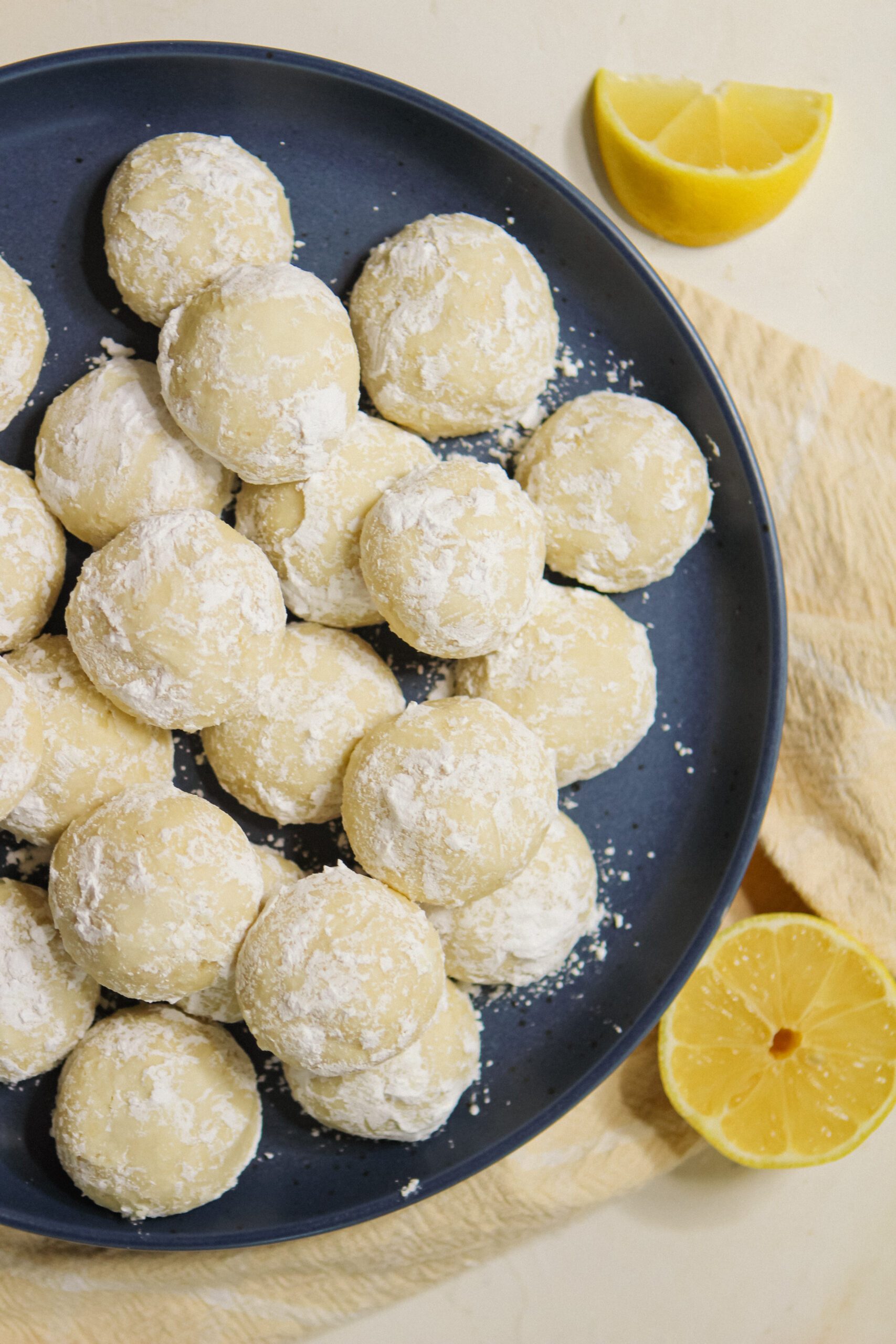 lemon snowball cookies