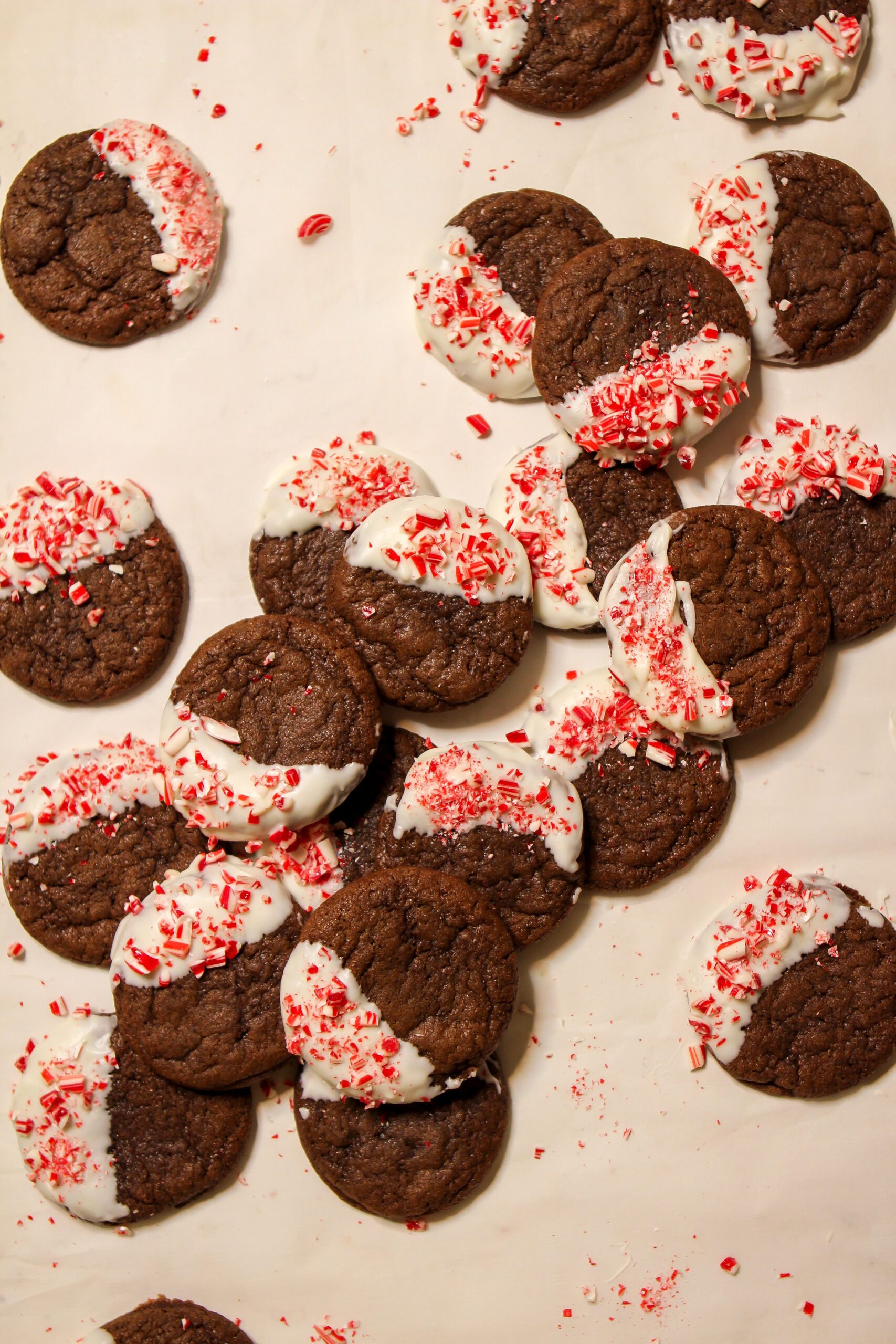 chocolate peppermint cookies