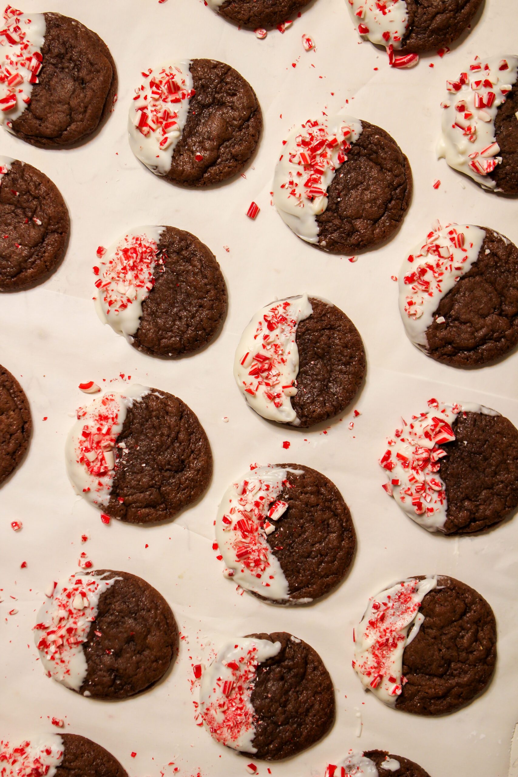 chocolate peppermint cookies