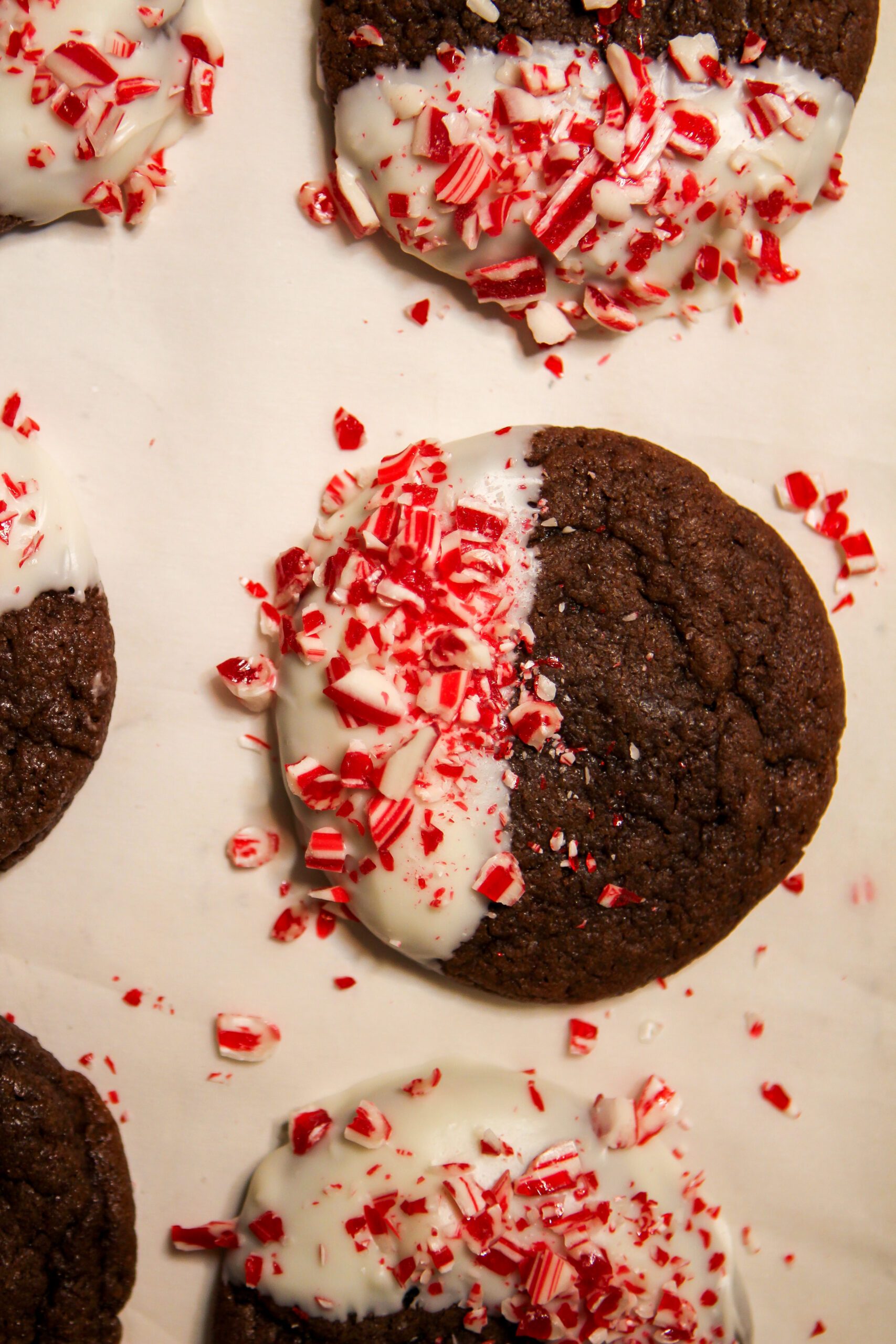 chocolate peppermint cookies