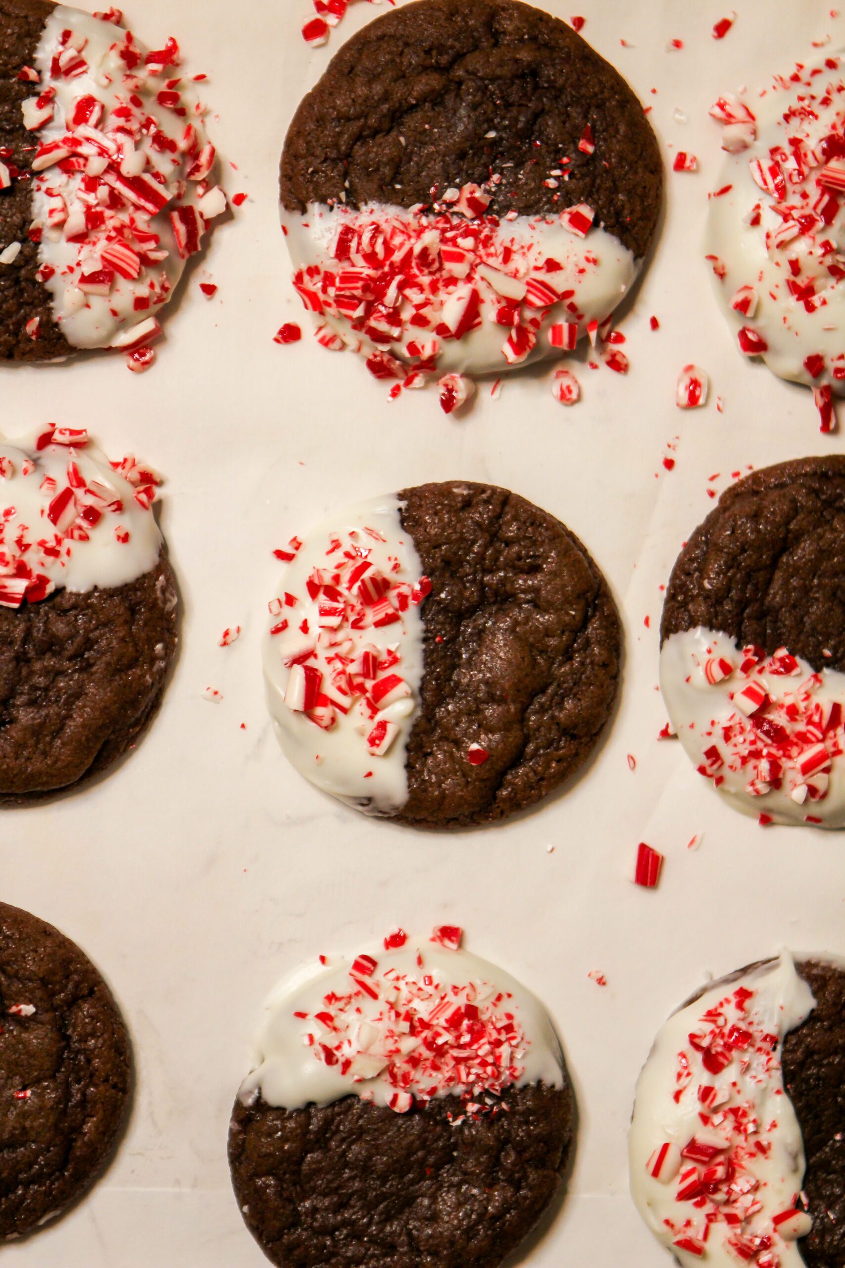 chocolate peppermint cookies