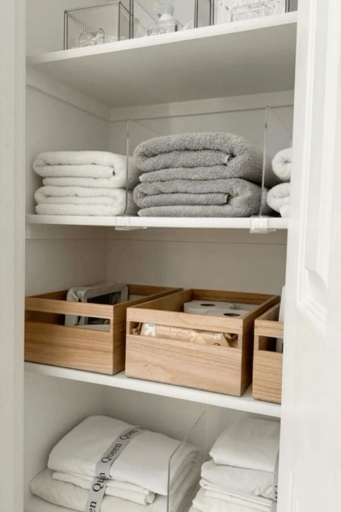 linen closet organization ideas