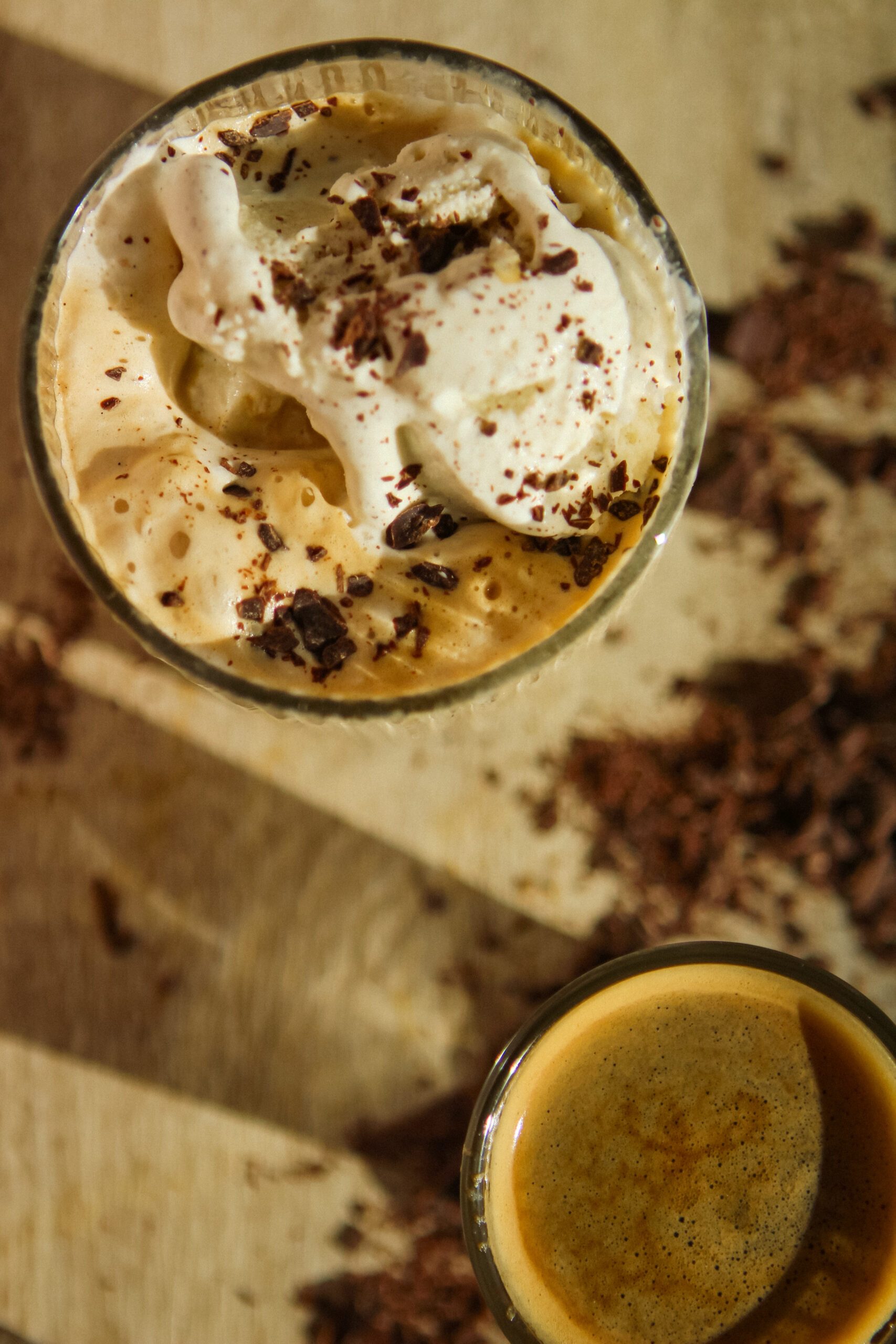 cardamom vanilla bean affogato