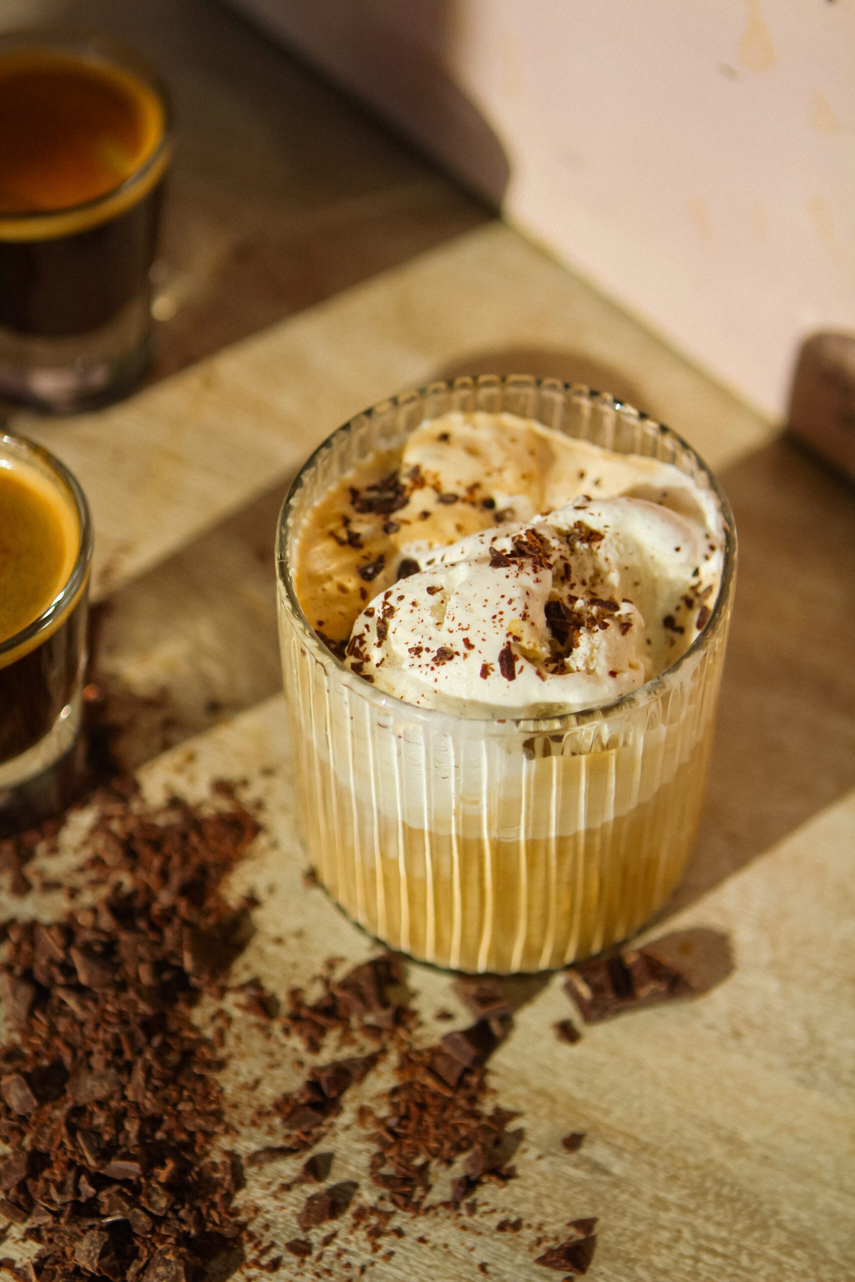 cardamom vanilla bean affogato