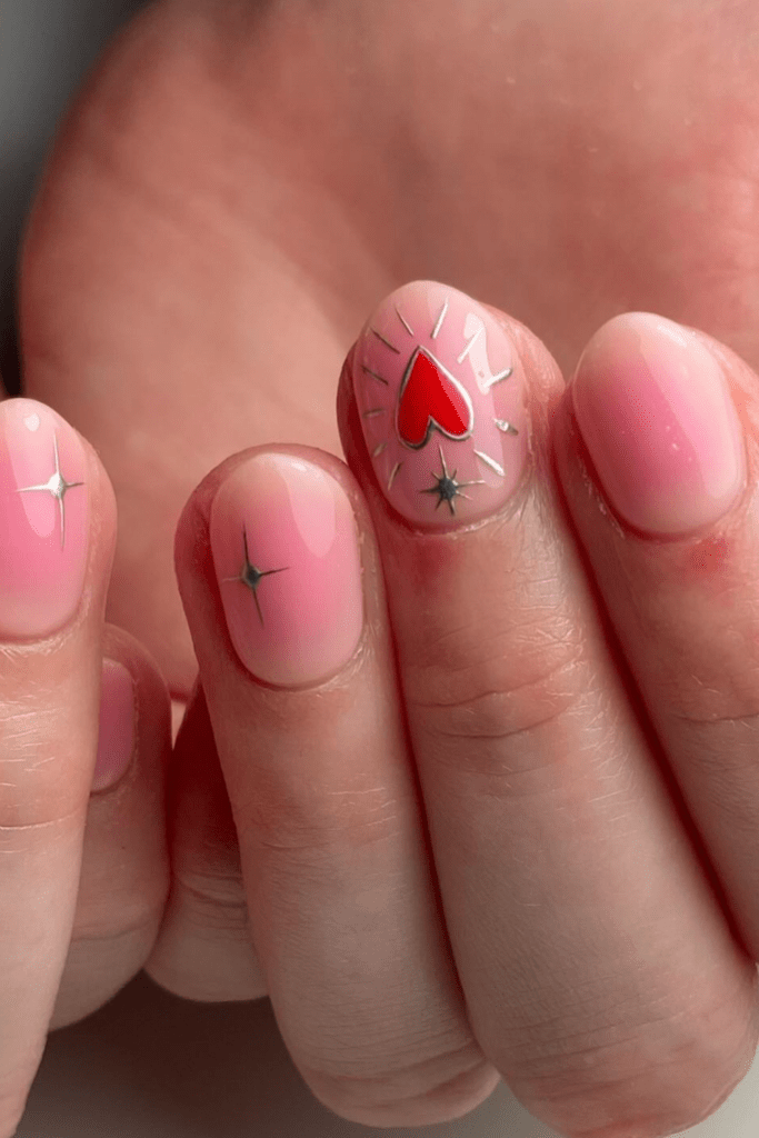 cute valentines day nail ideas