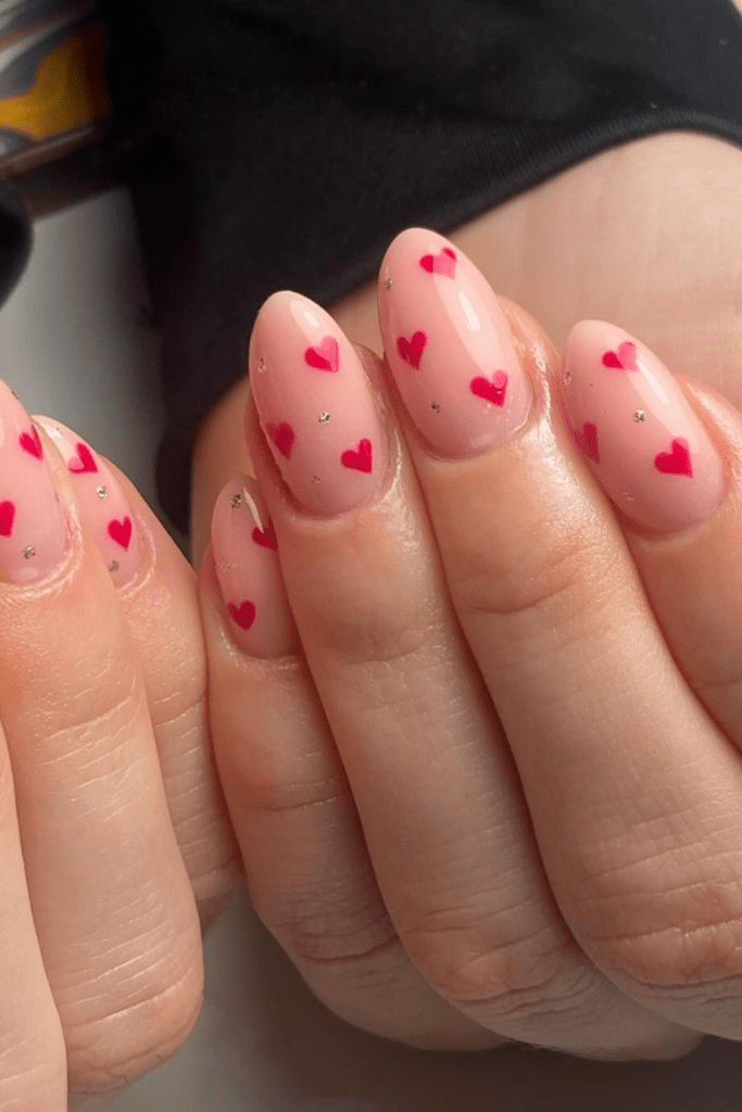 cute valentines day nail ideas