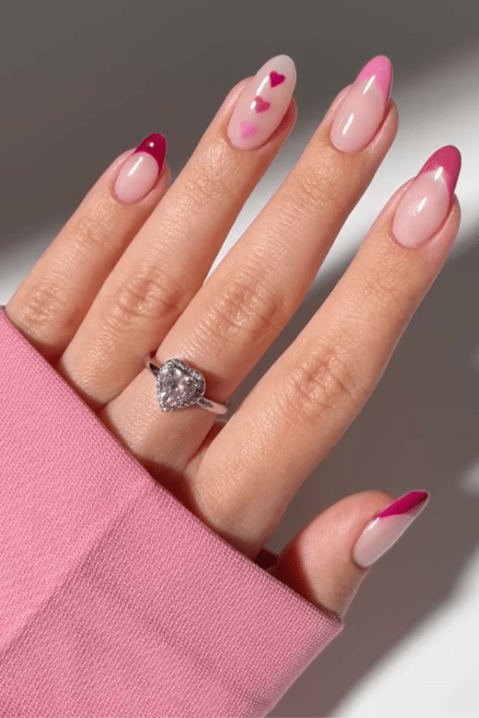 cute valentines day nail ideas