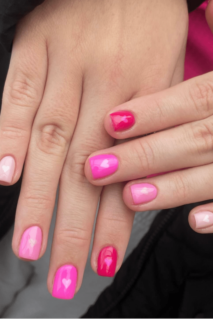 cute valentines day nail ideas