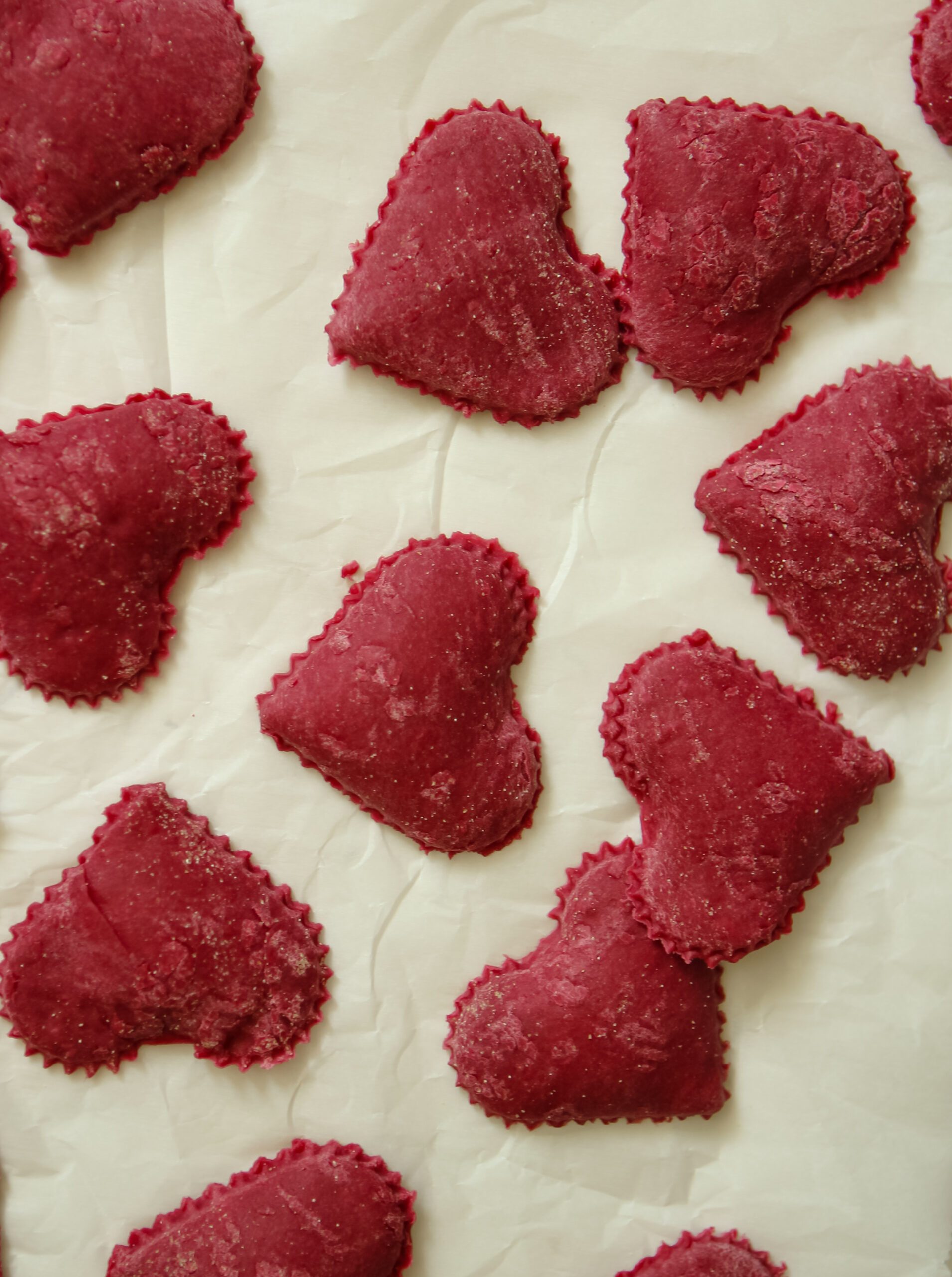 Beet Ricotta Lemon Thyme Ravioli